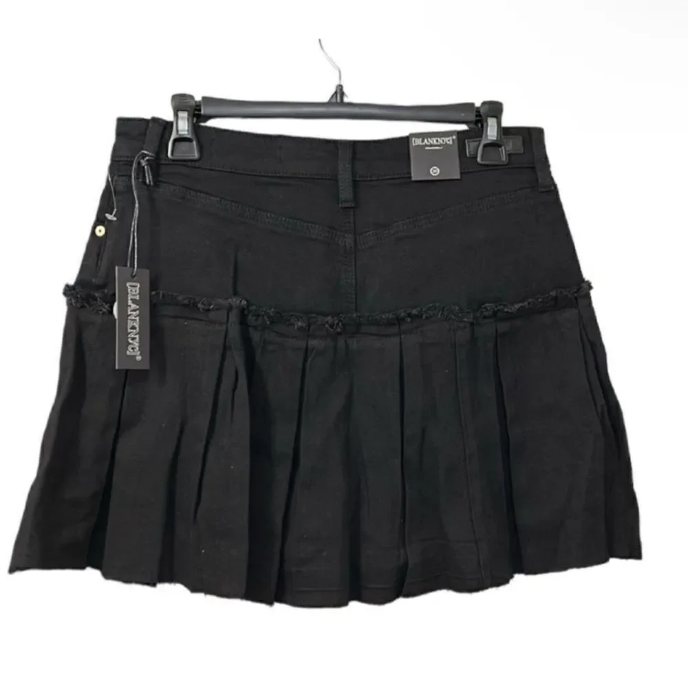 Blank NYC Black Mini Pleated Black Skirt(Size 30)